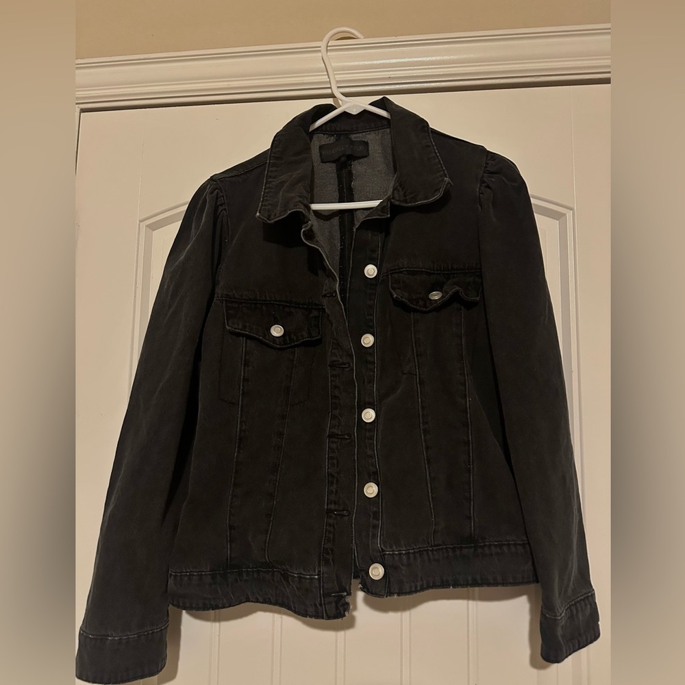 Kendall & Kylie Charcoal Jean Jacket